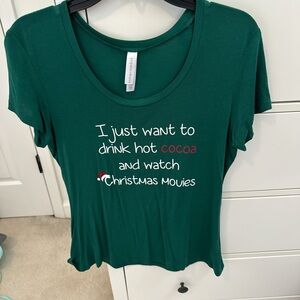 Green Christmas Graphic Tee